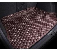 QIAOFANFAN Coche Alfombrillas Maletero para Toyota C-HR Hybrid 2024 2025,Personalizada Impermeable Antideslizante Cuero Moquetas Protector Accesorios,A/Coffee