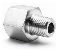 QIAOG M10/14/20 1/8" 1/4" 3/8" 1/2" BSPNPT Hembra Macho Acero Inoxidable Reductor Buje Accesorio de Tubería Conector Acoplador Manómetro Alta Presión,0225