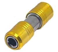 QIAOG Portapuntas de destornillador portátil, varilla extensión doble cabezal, adaptador tornillo hexagonal 1/4" liberación rápida, taladro eléctrico, herramienta eléctrica,0227