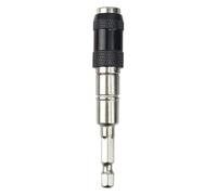 QIAOG Portapuntas magnético hexagonal ajustable de 1/4", varilla extensión 20 grados, destornillador bloqueo cambio rápido,0220