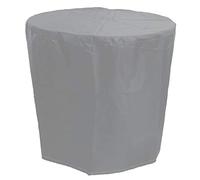 QIAOH Funda Muebles Jardin Redonda 215x90cm, Patio Exterior Cubiertas Mueble Impermeable Resistente UV Redondo Jardín Mesa Funda Transpirable Circular Mesa Y Silla Refugio Funda