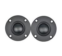 Qiaohome 2 Piezas Tweeter 1,5 Pulgadas 6Ohm 30W PelíCula de Seda Tweeter HiFi Altavoz de Agudos Altavoz de Audio con Disipador de