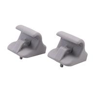 Qiaohome 2 Uds 8523505100OM Retenedor Clips de Parasol Soporte Gris para I20 2008-2015 85235-05100OM Accesorios Interiores