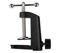 Qiaohome Abrazadera de montaje de mesa de metal resistente para soporte de brazo de tijera de suspensión de micrófono