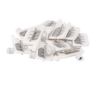 Qiaohome Amortiguador de Tinta Dumper de 10 Piezas Amortiguador PequeñO con Filtro PequeñO para DX3 / DX4 / DX5 Cabezal de ImpresióN/para R1800 / R1900 Dumpers de Tinta