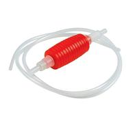 Qiaohome Bomba SifóN 2 M Rojo Tubo de SifóN Gasolina Bomba de Combustible Mano Transferencia Manguera SifóN Gas Aceite Combustible Agua Gasolina de Agua LíQuida Home Brew Beer Manguera Vino