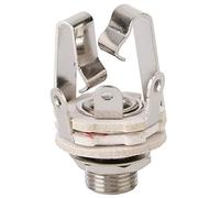 Qiaohome Enchufe de Conector de Cable de Audio de Dos Canales Jack 6.5 Con Un Interruptor Estéreo 6.5 Hembra Para Guitarra