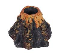 Qiaohome Forma del Volcán Acuario Fish Tank Decor Bomba de Oxígeno Bomba de Aire Piedra de Aire Bomba de Aire Accionar Fish Tank Toy Acuario Ornamento Decoración