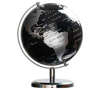 Qiaohome Globo Terraqueo Globo de Mapa de ConstelacióN para Adornos de Escritorio de Mesa en Casa Accesorios de DecoracióN del Hogar de Oficina de Regalo (Negro)