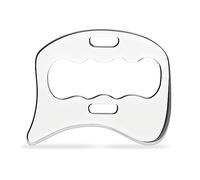 Qiaohome Herramientas de Masaje Guasha de Acero Inoxidable, Herramienta Raspado Iastm para Tejido Suave Herramienta de Masaje de Raspado, Utilizada para la Espalda, las Piernas, los