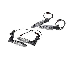 Qiaohome Para R1200GS ADV F650GS R1200R S1000R S1000RR F800GS K1300S G310R/GS Intermitentes SeñAles de LED Indicadores Delanteros + Traseros