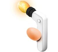 Qiaohome Probador de Velas de Huevo LáMpara de Vela de Incubadora de Luz FríA InaláMbrica Recargable con Dos Cabezales Suaves Aptos para Todos los Tipos de Huevos