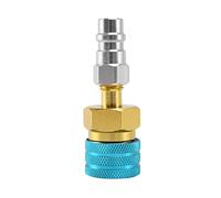 Qiaohome R1234Yf a R134a Acoplador RáPido de Lado Bajo, R12 a R134a Conector de Adaptador de Manguera para Aire Acondicionado del AutomóVil Carga de AC