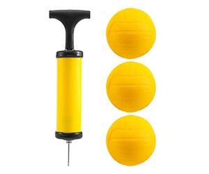 Qiaohome Roundnet - Pelota de Juego Reemplazable Pelotas Competitivas Mini Voleibol Paquete de 3 con Bomba