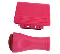 Qiaohome Sello de estampado de esmalte de unas Imagen de placa Decoracion de unas de arte Herramienta de enjugador de sellos rosa roja