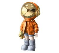 QIAOLIDA Estatua de astronauta de resina grande para decoración del hogar, estante de entrada, estante de escritorio