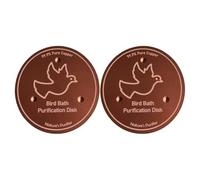 Qiaonan Disco de cobre para bebedero de pájaros, 2 unidades, disco de limpieza de cobre, disco de limpieza con soporte para limpiar cuencos de colibrí para fuentes de jardín al aire libre para todos