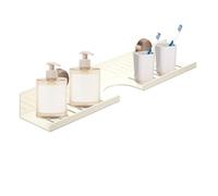 Qiaonan Lavabo sobre grifo | pared de baño desmontable con ventosas, organizador de acero al carbono para el hogar y cosméticos