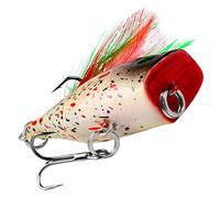Qiaonan Señuelo de natación duro, señuelo de pesca duro - Hard Fishing Swimbaits, señuelo de pesca de perca dura, cebo de pesca realista, cebo de natación multifuncional con muelle