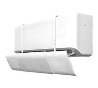 QiaoRong Deflector Aire Acondicionado Split Retráctil Desviador Aire Acondicionado Universal, Ajustable, Telescópico, Antivuelco