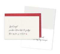 Qiavor Tarjeta de condolencias por la pérdida de un ser querido, tarjeta de condolencias por duelo, divorcio o ruptura, regalo para mujeres y hombres, There was Love Between Hello & Goodbye