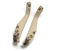 QIBBEI Embellecedor Manija Puerta Interior Coche Para BMW Serie 5 M5 G30 G31 F90 2017-2022(Front 2pcs-Beige)