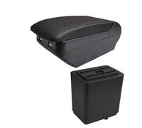 QIBBEI Fácil de Limpiar Caja De Reposabrazos para Coche, Caja De Almacenamiento De Reacondicionamiento Dedicada, Accesorios para Partner Tepee(H Black Line)