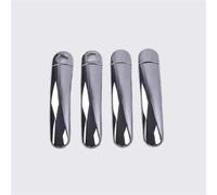 QIBBEI Manijas puerta Para VW Para E Up Para Gti Para Tsi Para R Para Línea Cubiertas Manija Puerta Coche Cromadas Negras Brillantes Pegatinas Accesorios Estilo