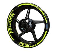 QIBBEI Pegatinas decoración vehículos Adhesivo Reflectante Duradero para Llantas De Motocicleta, Cinta Adhesiva Impermeable para Llantas Delanteras Y Traseras para B&MW F900r(Style 14)