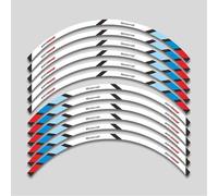 QIBBEI Pegatinas decoración vehículos Adhesivo Reflectante para Llanta De Motocicleta, Cinta De Rayas para Llanta, Accesorios para B&MW C 650sport C650 Sport(Style 9)