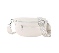 Qiblaou Bolso Riñonera Blanquecino, Bianco Sporco Riñonera Mujer Vestir Pelle Vegana Bolso Bandolera Mujer,Riñoneras Borse, Borse a Tracolla, Borse da Viaggio da Donna