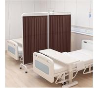 QICBYING 1-6 Panele Biombo Médico Plegable, Separador Ambientes Portátil con Ruedas, Separador Ambientes Plegable, Separador Privacidad Ambientes Independiente, para Hospitales(B,3-Panel)