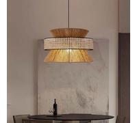 QICBYING Lámpara De Araña Vintage Tejida Mano, Lámpara Colgante De Cuerda De Cáñamo, Accesorio De Iluminación De Techo Rústico, Lámpara Colgante Creativa, Para Restaurante, Hotel, Centro Comercial