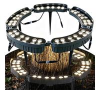 QICBYING Lámpara LED En Anillo Para Árboles, Foco De Iluminación Paisajística Impermeable Para Exteriores, Luminaria Ascendente De Aluminio Fundido A Presión Que Abraza El Tronco(Warm White,60W(24v))