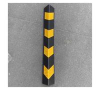 QICBYING Protectores De Esquina De Goma Reflectantes para Paredes De Garaje, Protectores De Pared Duraderos, Protectores De Columnas para Seguridad En Planta Baja(120x10x10cm)