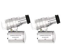 QiCheng&LYS Joyero de Bolsillo Lupa, Lente de Cristal 30X Lupa para Joyas, Monedas Sellos, Antigüedades y Más (60x 2PCS)