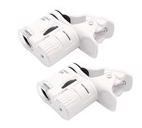 QiCheng&LYS Joyero de Bolsillo Lupa, Lente de Cristal 30X Lupa para Joyas, Monedas Sellos, Antigüedades y Más (60x Blanco 2PCS)