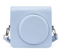 QICNMFA Funda para cámara compatible con Fujifilm Instax Square SQ1, bolsa protectora de piel sintética de alta calidad con correa ajustable para el hombro, Azul glaciar, Fundas para cámara