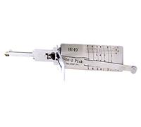 QiDAi - Herramienta de selección y decodificador de cerradura HU49 2 en 1, kit de herramientas para encendido automático y abridor de cerradura de puerta