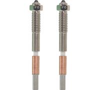 Qidi Tech Boquilla Bimetálica para Plus4 - Set de 2 Piezas - 0,6 mm