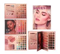 Qidures Paleta Libro De Maquillaje - 105 Colores Plegable, Duradero e Impermeable para Maquillaje | Paleta Brillos - Para Artistas Mujeres Adultas Novia Bodas Fiestas Viaje Diario
