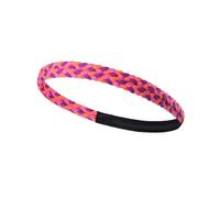 Qiebenav Cinta para la cabeza para el sudor con tiras de silicona, para gimnasio, deportes, alta elasticidad, antideslizante, absorbe el sudor, trenzada, ideal para correr, yoga, fitness B