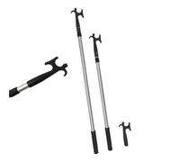 QIeCny Gancho For Barcos De 3 Secciones, Ajustable, Mango Antideslizante | Cabeza De Gancho De Nailon Desmontable, Poste De Acoplamiento De Aluminio Ligero For Embarcaciones Y Pequeñas