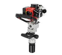 QIERF Motor de 2 tiempos de gasolina con motor de 32,6 cc, 20-45 julios, energía de impacto, 13 kg, diseño de doble mango, depósito de 0,9 L, para valla de jardín y proyectos de construcción, incluye