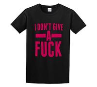 QIESHEOK Avant Garde I Don't Give A Fuck O-Neck 100% Cotton Short Sleeve Unisex T-Shirt XXXL