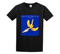 QIESHEOK Chris Rea Gods Great Banana Skin Unisex 100% Cotton Short-Sleeve T-Shirts Black M