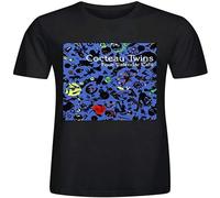 QIESHEOK Cocteau Twins Four Calendar CAF Design Your Own Unisex 100% Cotton Short-Sleeve T-Shirts Black XXXL