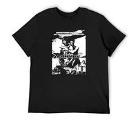 QIESHEOK Convoy Kris Kristofferson Trucker 70S Movie Fan Unisex 100% Cotton Short-Sleeve T-Shirts Black S