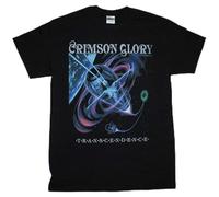 QIESHEOK Crimson Glory Transcendence Progressive Heavy Metal Unisex 100% Cotton Short-Sleeve T-Shirts Black S