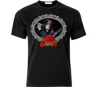 QIESHEOK Dolores O'Riordan The Cranberries Unisex 100% Cotton Short-Sleeve T-Shirts Black M